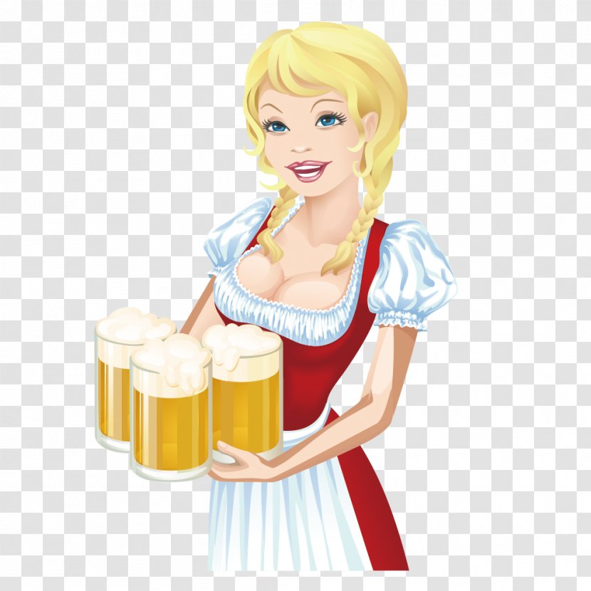 Oktoberfest Beer Germany Illustration - Tree - Take Waitress Transparent PNG