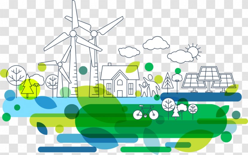 Natural Environment Environmental Protection Illustration Sustainability Renewable Energy - Grass - Ponneri Smart City Transparent PNG