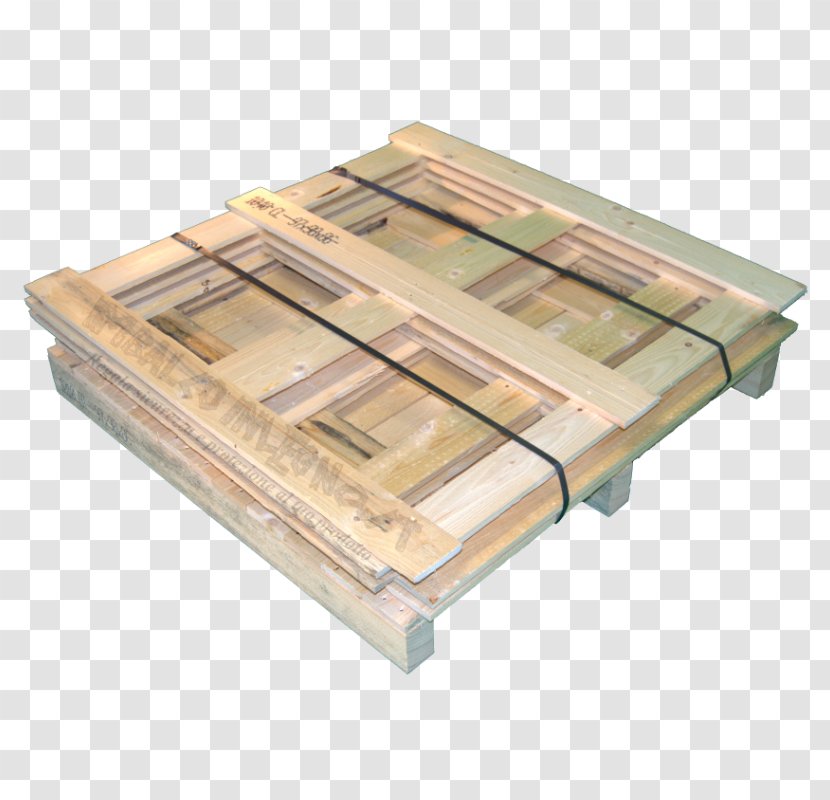 Wooden Box Crate Transport Pallet - Plywood - Wood Transparent PNG