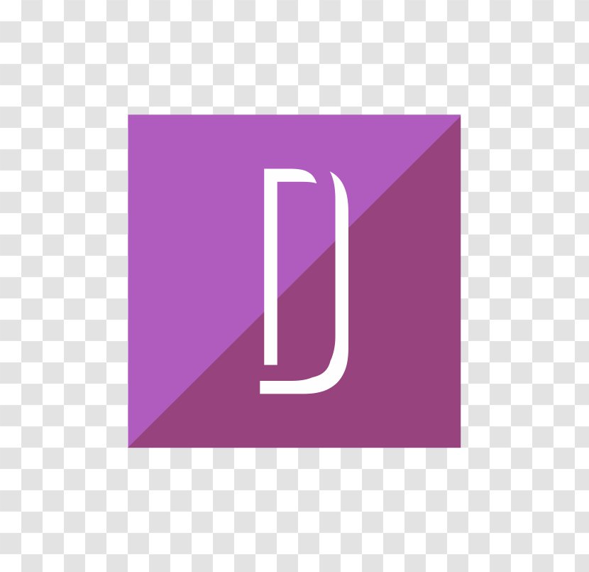 Logo Brand Rectangle - Violet - Angle Transparent PNG