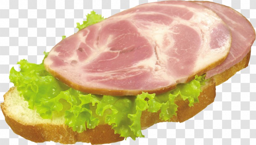 Sausage Butterbrot Ham Zakuski Breakfast - American Burger Transparent PNG