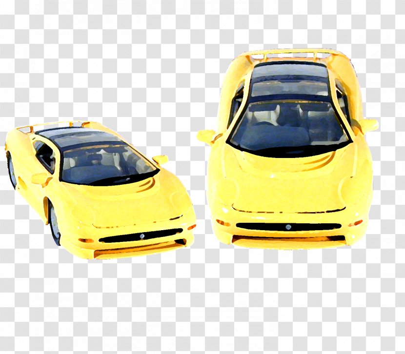 Sports Car Yellow Lamborghini - Automotive Design Transparent PNG