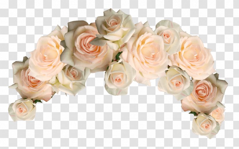 Garden Roses Floral Design Cut Flowers Wreath - Flower Transparent PNG