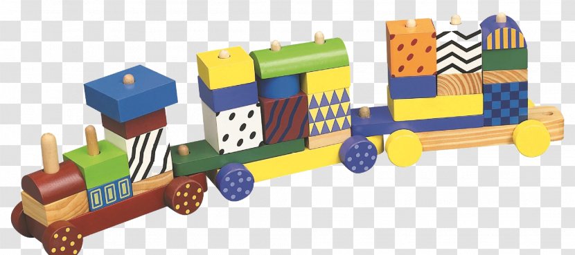 Toy Train Block - Games - Building Blocks Picture Transparent PNG