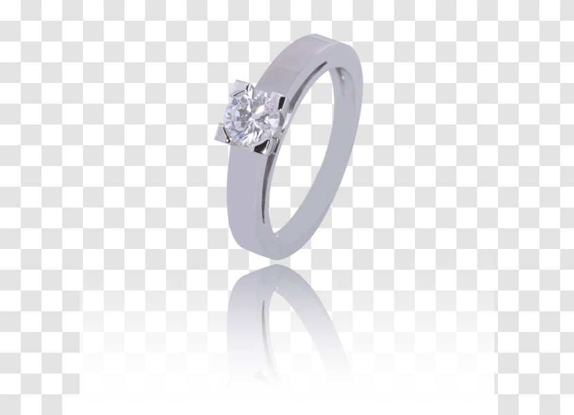 Wedding Ring Body Jewellery Diamond - Silver Transparent PNG