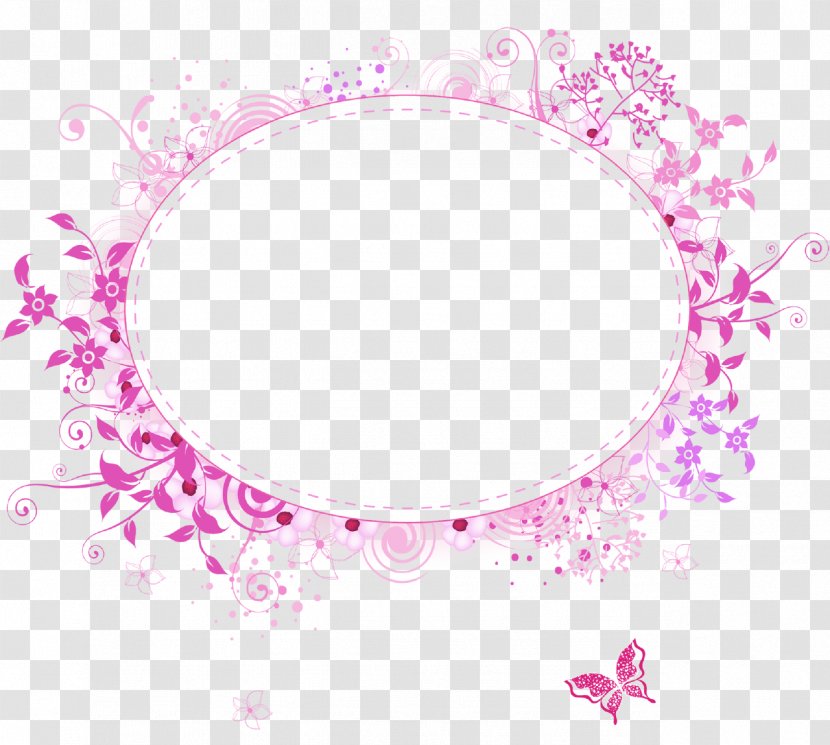 Picture Frame Pink Clip Art - Point - Flower Transparent Image Transparent PNG
