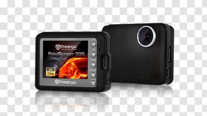 Network Video Recorder GPS Navigation Systems Prestigio Roadrunner 300I - Cameras Optics - Cámara Para Salpicadero720 P / 30 Fps Car RoadRunner 310Car Transparent PNG