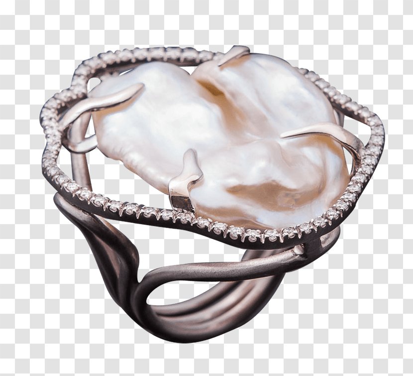 Pearl Jewellery Company Ring Nacre Transparent PNG