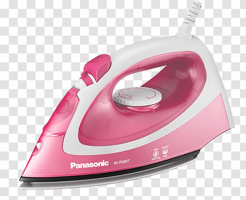 Panasonic NI-P300T Multi-Directional Iron Clothes Non-stick Surface - Small Appliance - Flatiron Transparent PNG