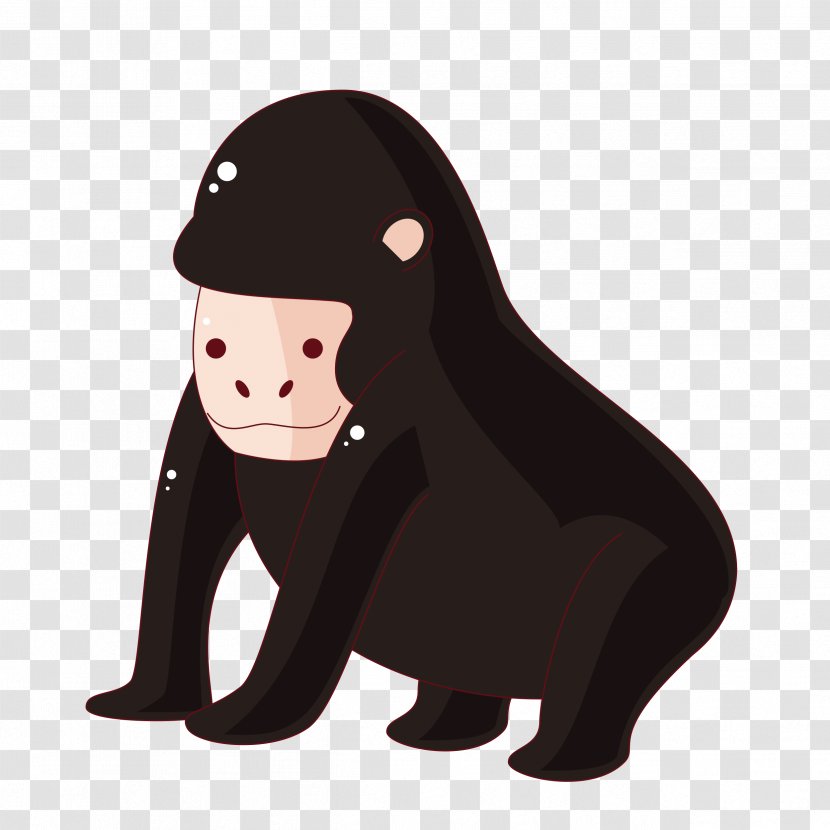 Vector Graphics Image Cartoon Baboons Orangutan - Primate - Big Transparent PNG