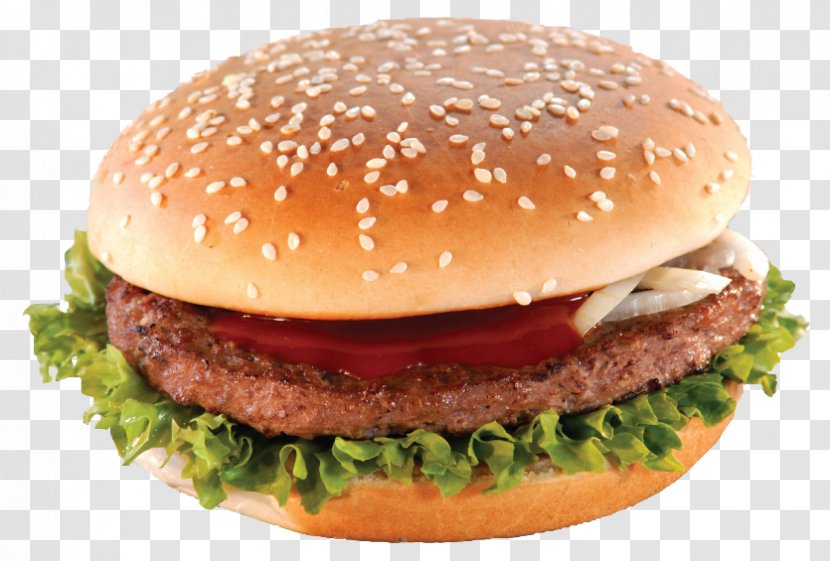 Hamburger Fast Food Cheeseburger Buffalo Burger Patty - Big Mac - Burgers Clipart Transparent PNG
