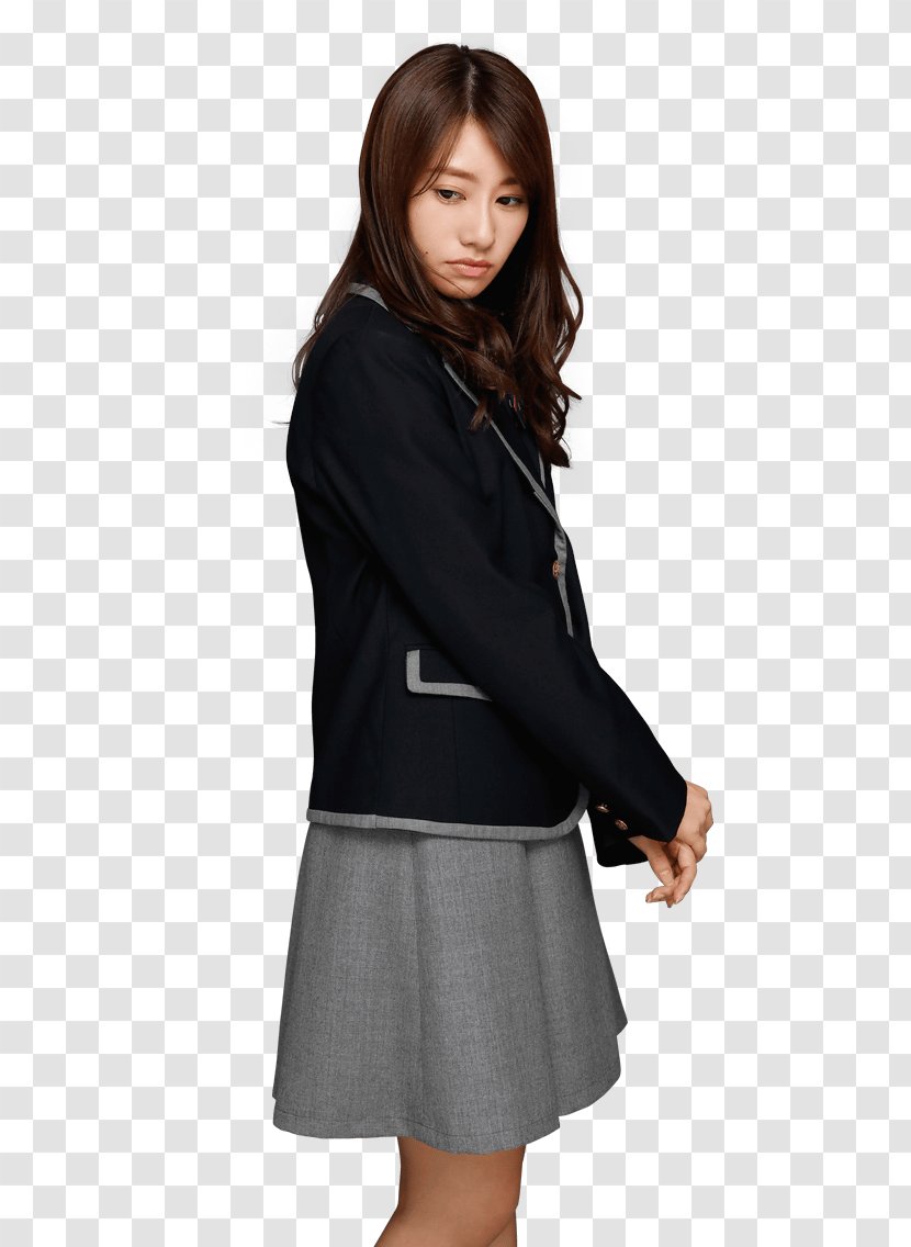 Sleeve Shoulder Coat Skirt Black M - Standing - Read Story Transparent PNG