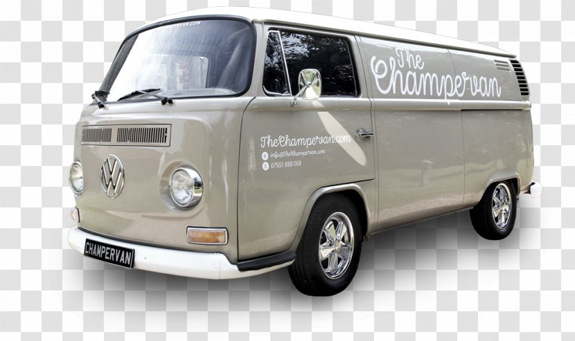 Volkswagen Type 2 Champagne Prosecco Car Van - Wine Transparent PNG