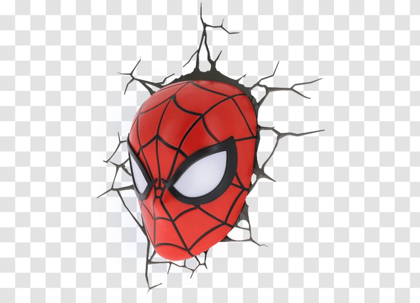 Spider-Man Light Iron Man Mask Superhero - Watercolor - Spiderman 3D Transparent PNG