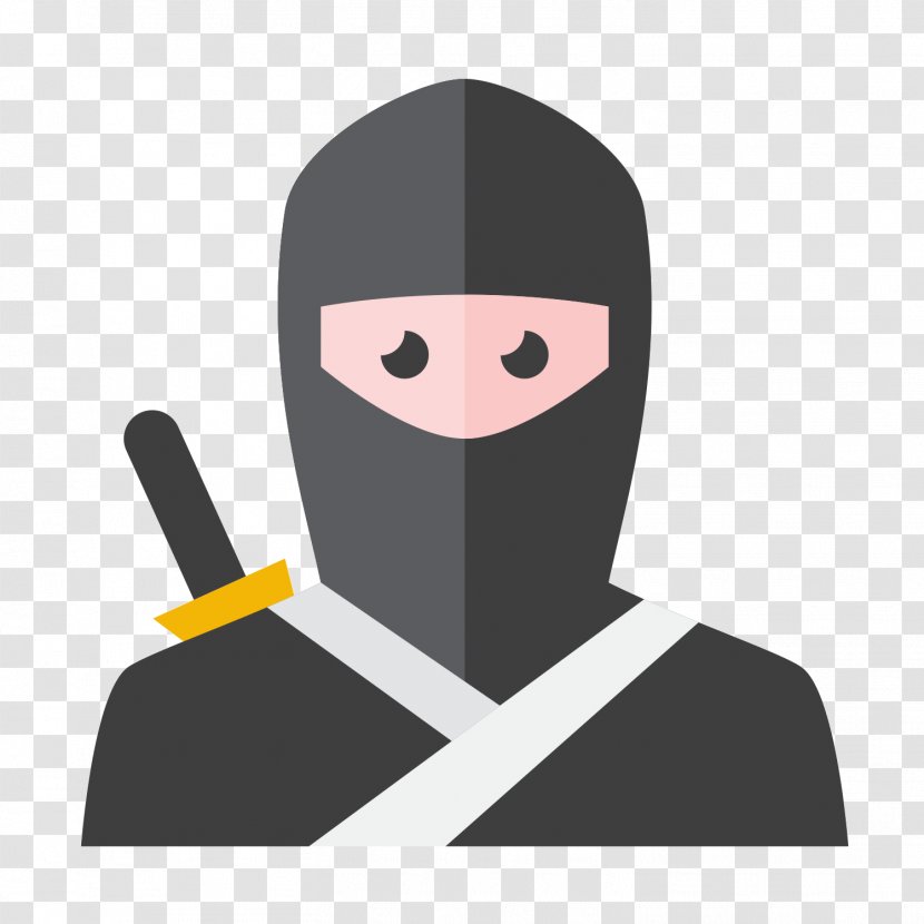 Ninja Icon Design - Gray Transparent PNG