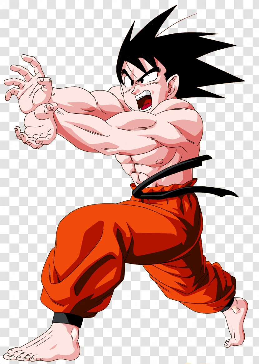 Goku Gohan Vegeta Trunks Majin Buu - Cartoon Transparent PNG