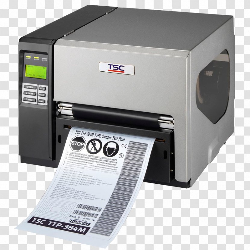 Label Printer Barcode Thermal-transfer Printing - Industry Transparent PNG
