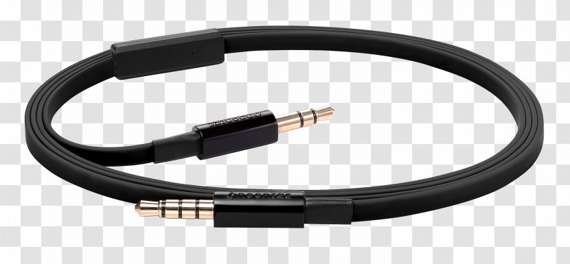 Microphone Phone Connector Headphones Audio Electrical Cable - Wire Transparent PNG