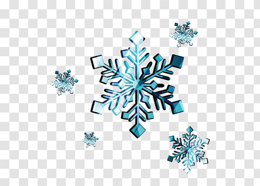 Snowflake 3D Computer Graphics - Turquoise - Snowflakes Transparent PNG