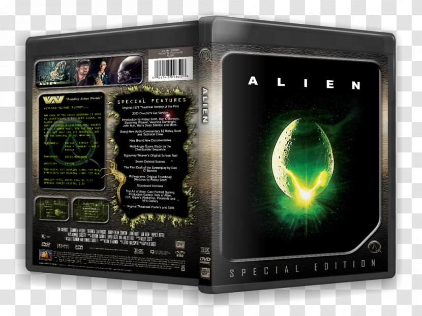 Electronics Alien DVD Multimedia - Aliens - Nostromo Speedpad Transparent PNG
