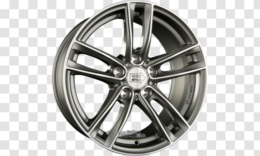 Rim Tire Wheel Vehicle BMW - Silver - Mille Miglia Transparent PNG