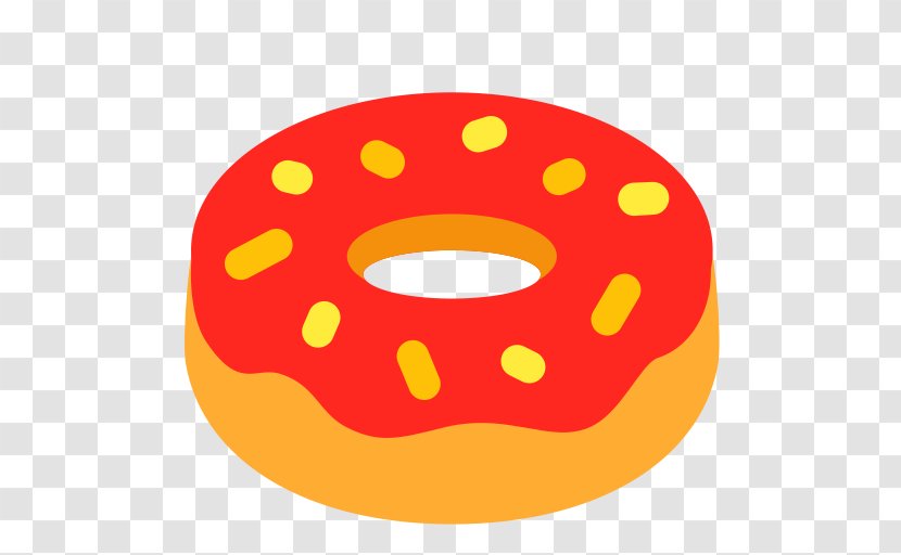 Donuts Emoji Meaning Food Definition - Orange Transparent PNG