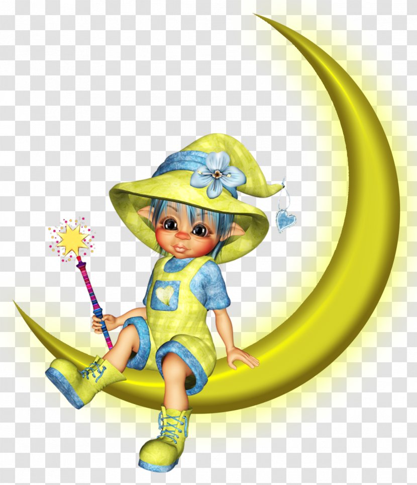 Cartoon Moon Drawing - Boy - Doll Transparent PNG