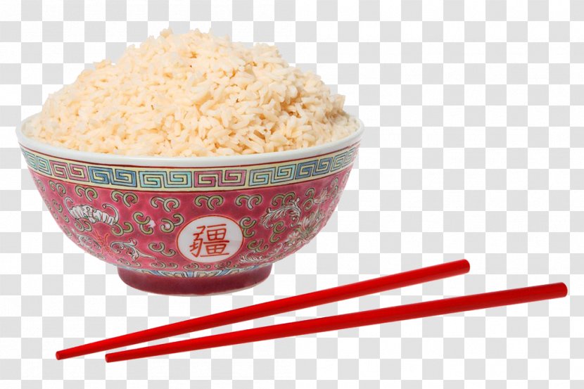 Rice Cereal Chopsticks Bowl Cooked Transparent PNG