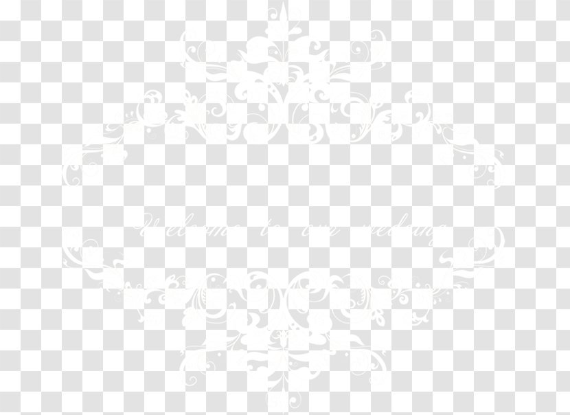 Download Icon - Monochrome - Flower Border Transparent PNG