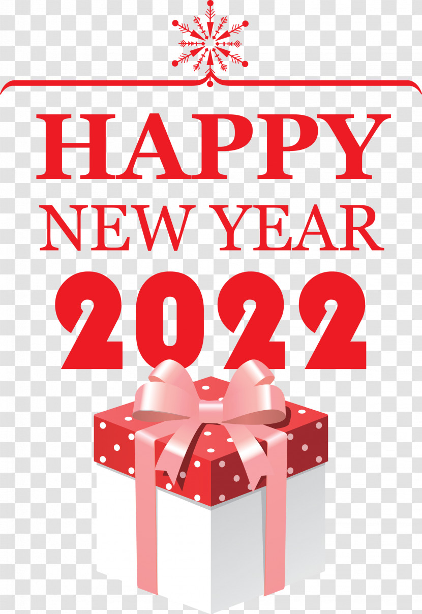 Transparent New Year 2022 With Gift Boxes Transparent PNG