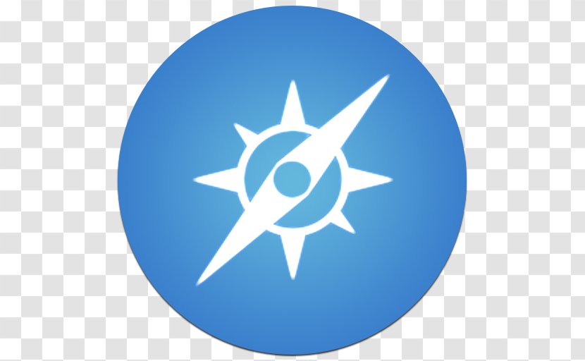 Electric Blue Star Symbol Sky - Apple - Safari Transparent PNG