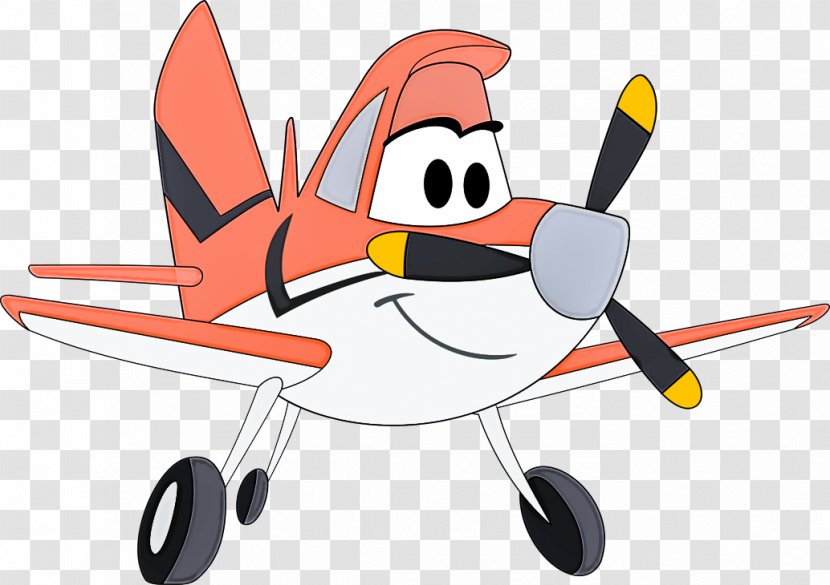 Cartoon Airplane Clip Art Animated Line - General Aviation Propeller Transparent PNG