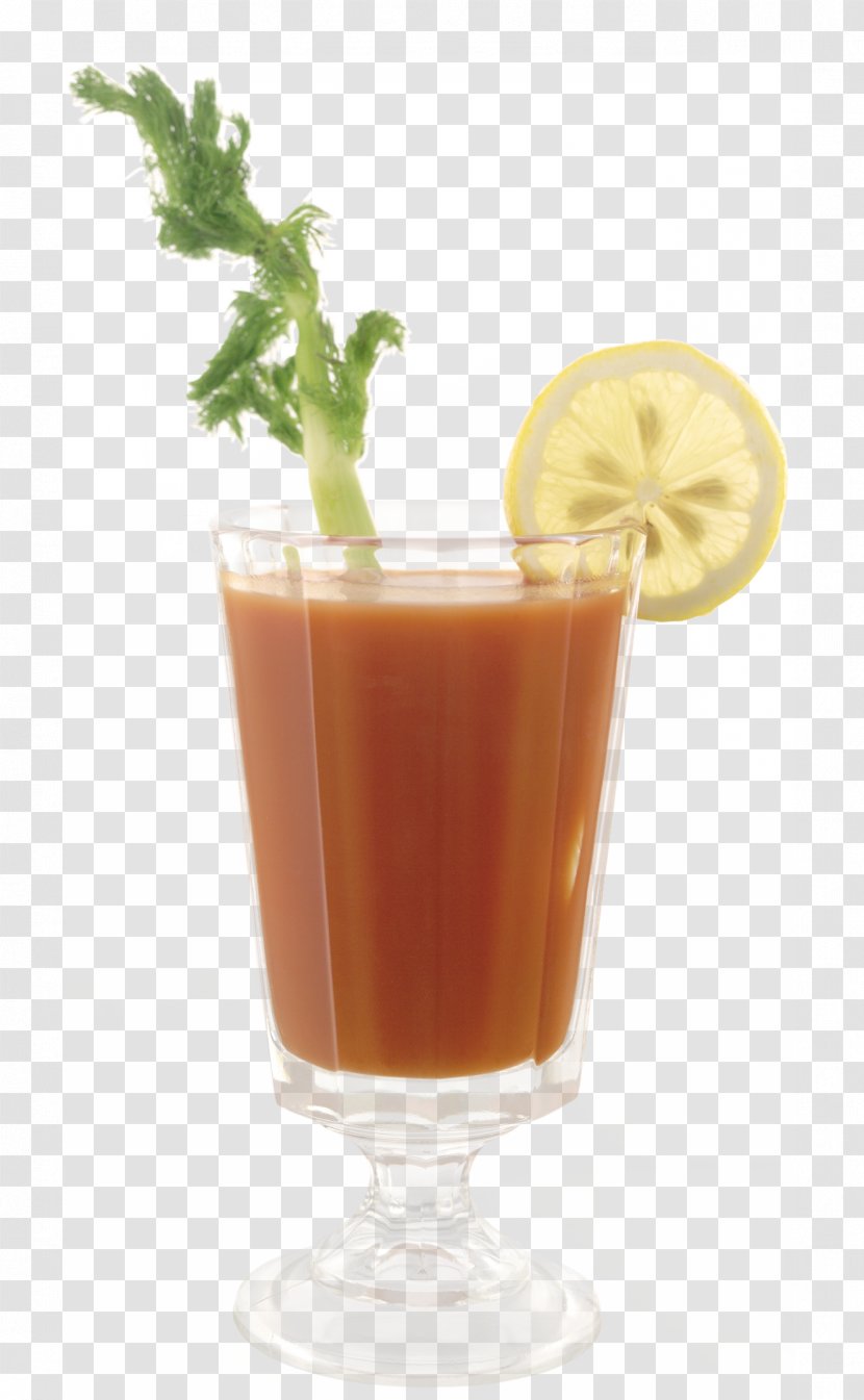 Cocktail Garnish Orange Drink Bloody Mary Non-alcoholic Table-glass - Tea Transparent PNG