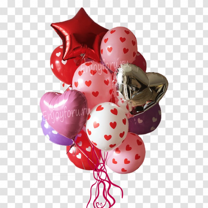 Toy Balloon Inflatable Flower Bouquet Helium - Heart Transparent PNG