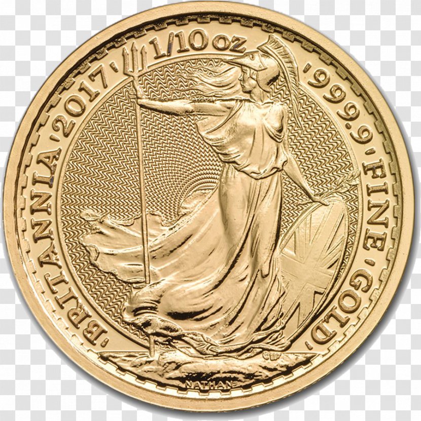 Royal Mint Britannia Gold As An Investment Bullion Coin - Coins Transparent PNG