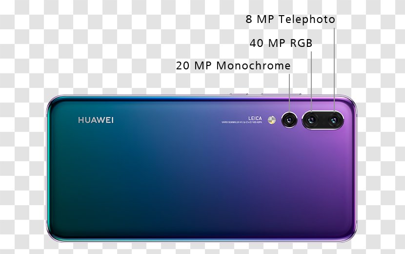 Smartphone Huawei P20 Camera P10 - Purple - Pro Transparent PNG