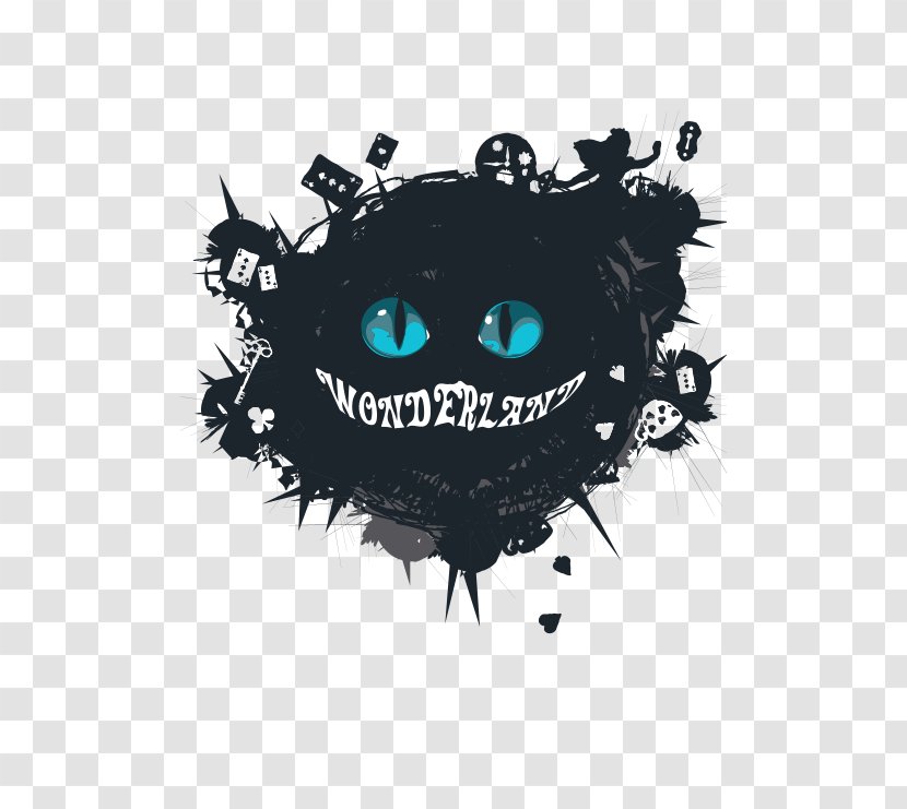 Alice In Wonderland Alice's Adventures Cheshire Cat T-shirt - Brand Transparent PNG