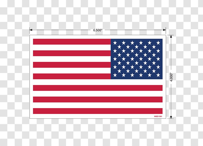 Flag Of The United States Decal Sticker - Brand - Banner Transparent PNG
