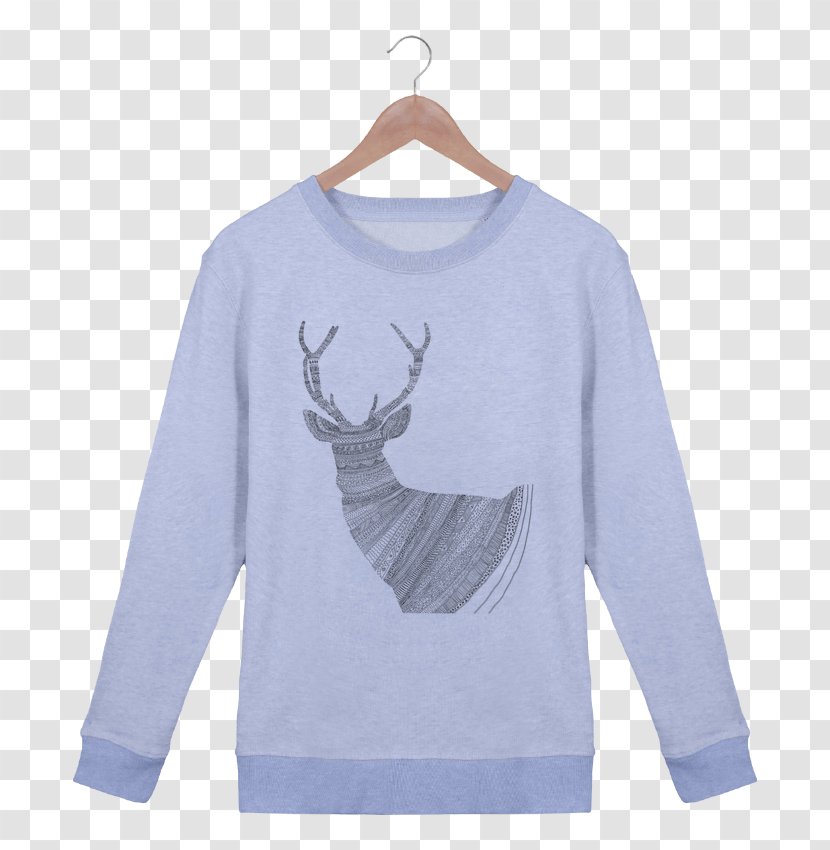 T-shirt Bluza Sleeve Sweater Jacket - Tshirt - Stag Transparent PNG