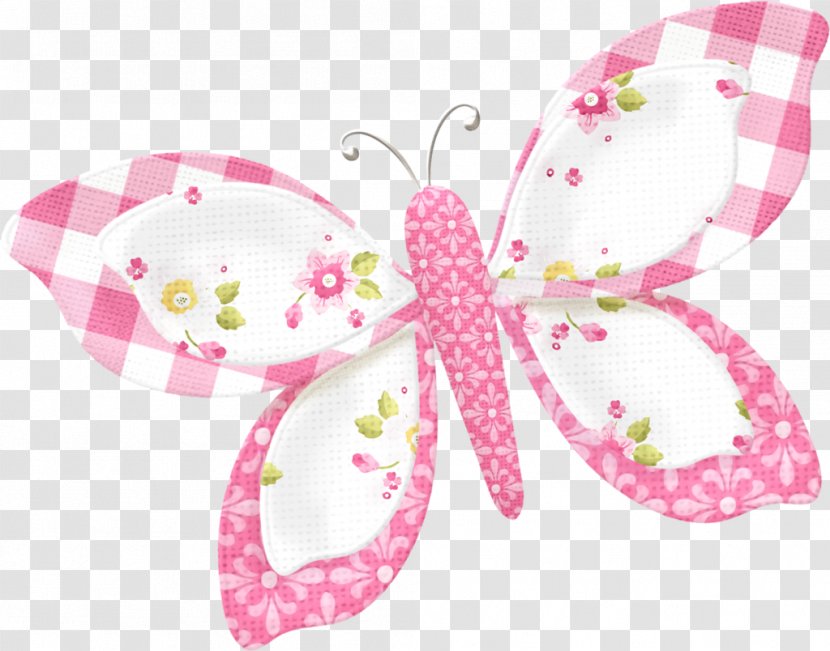 Butterfly Pink Clip Art - Green Transparent PNG