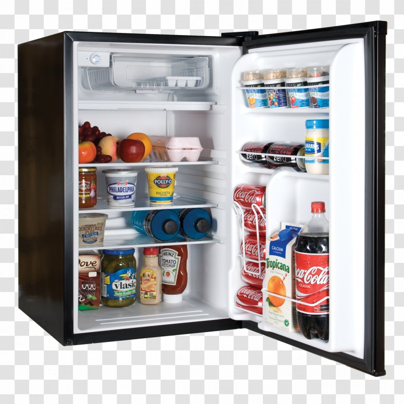 Refrigerator Minibar Freezers Ice Makers Cubic Foot Transparent PNG