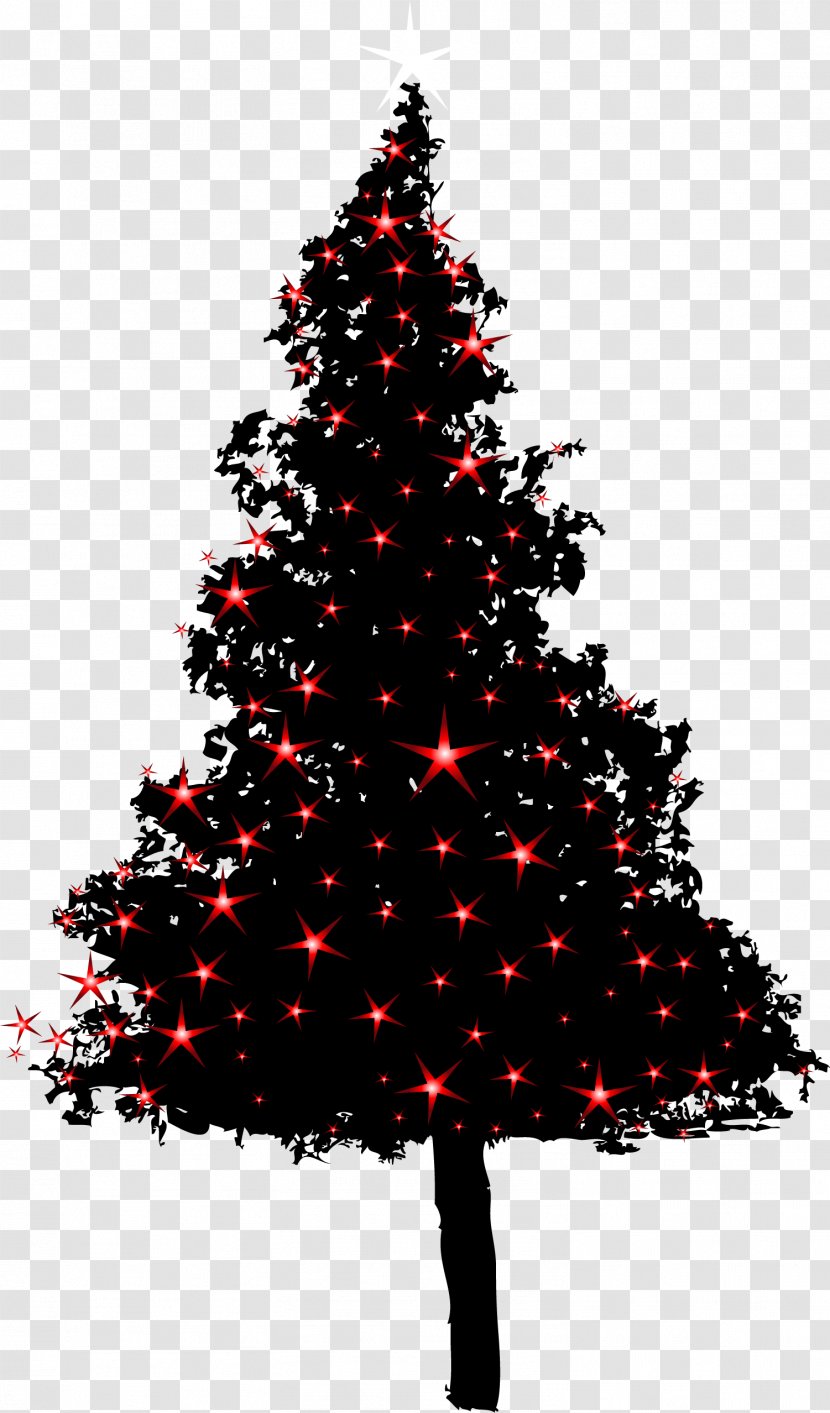Christmas Tree Green - New Year - Cartoon Transparent PNG