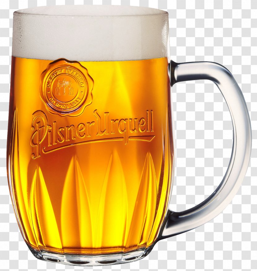 Pilsner Urquell Brewery Beer Lager - Cup - Pint Image Transparent PNG