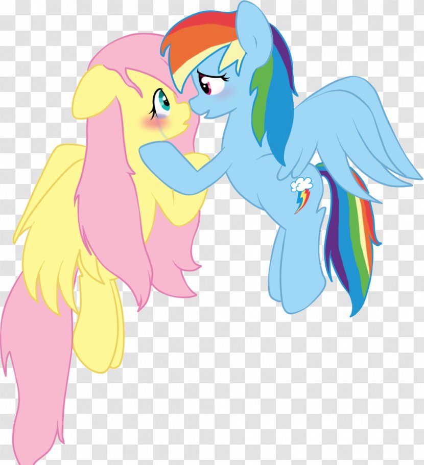 Fluttershy Horse Rainbow Dash Art - Frame Transparent PNG