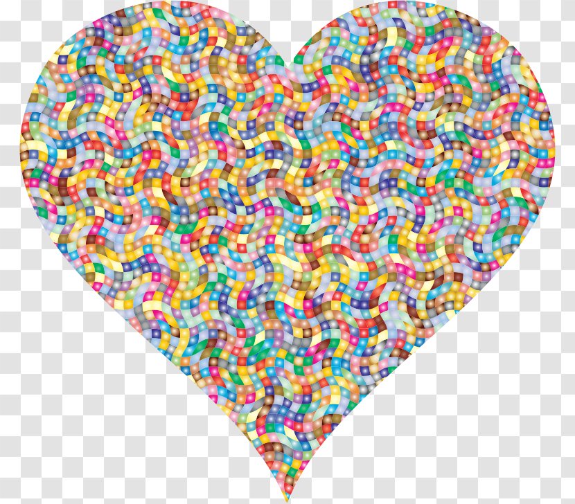 Heart Sprinkles Color Love Clip Art - Confetti Transparent PNG