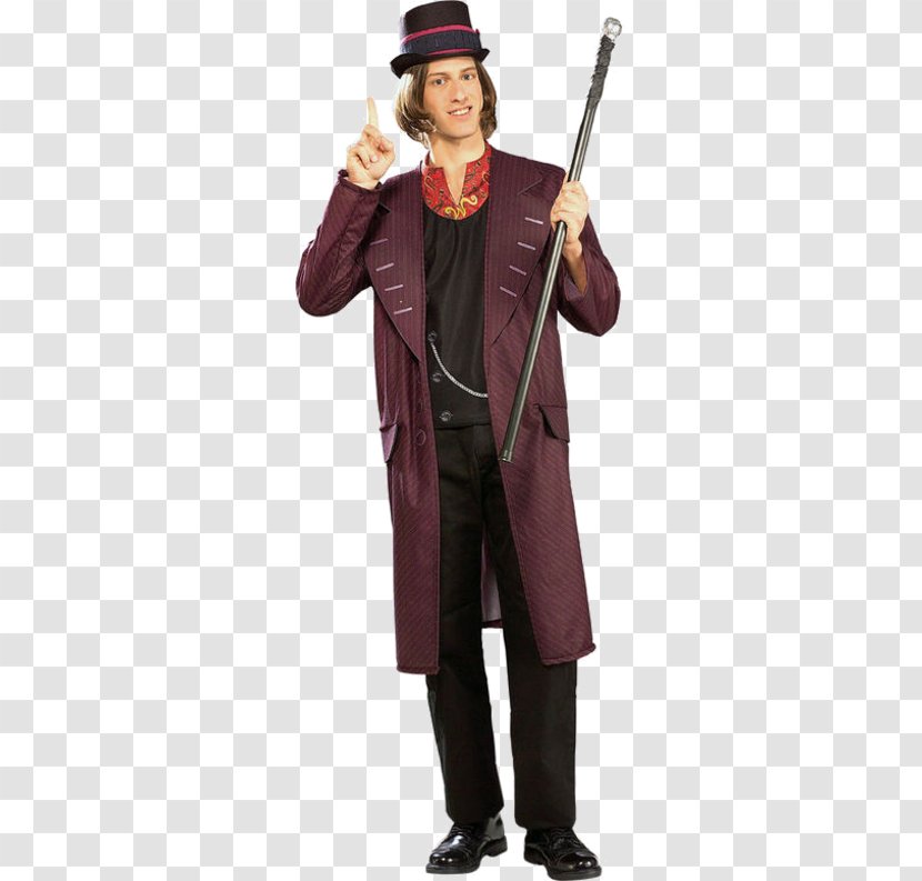 Willy Wonka Charlie And The Chocolate Factory Bucket Bar Mike Teavee - Gentleman - Robe Transparent PNG