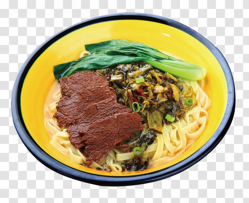 Beef Noodle Soup Saimin Ramen Okinawa Soba Chinese Noodles - Dish - Old Altar Sauerkraut Transparent PNG