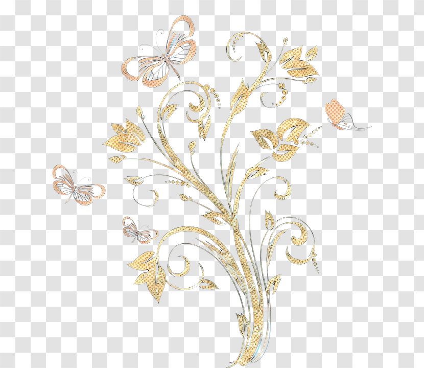 Rose Gold Flower - Plant - Metal Pedicel Transparent PNG