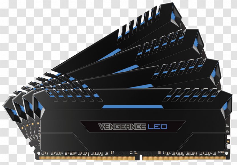 Corsair Vengeance LED DDR4 LPX SDRAM RGB Components - Electronics Accessory - Memory Module Transparent PNG