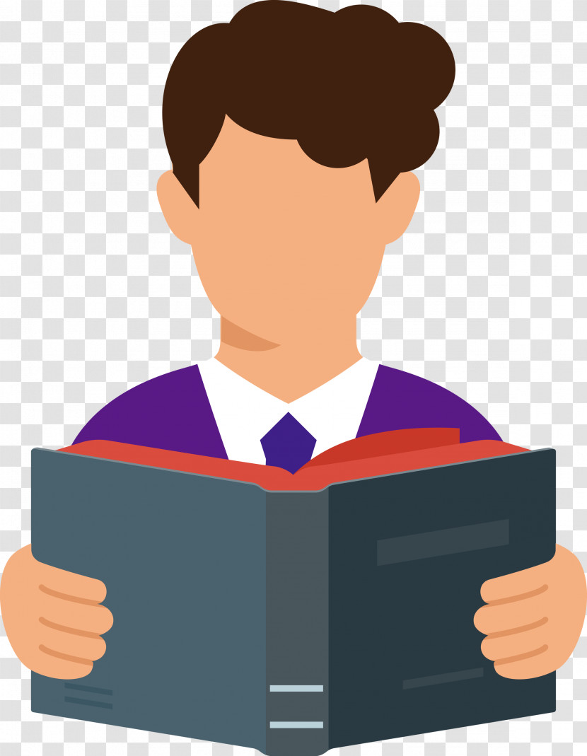 Teacher Reading Book Transparent PNG